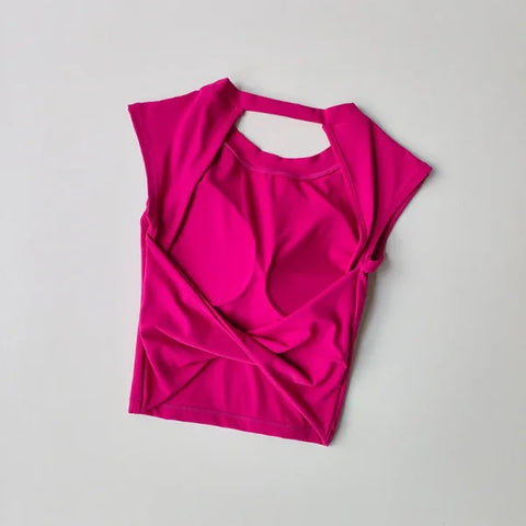 Push-Up Sports Bra Top – Sexy Beauty Back Fitness Vest for Women