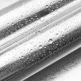 PVC Stainless Brushed Silver Removable Wallpaper Decor Film Vinyl Waterproof Oil-proof House Appliance Kitchen Elevator