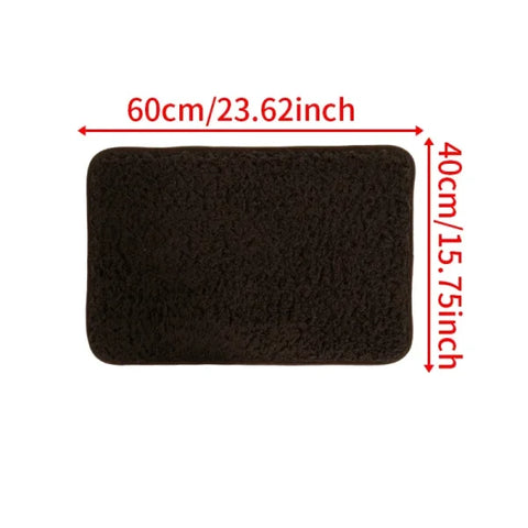 NoEnName Null PVC Weaving Carpet from Mainland China for Women’s Fashion - Coffee 40x60cm / United States