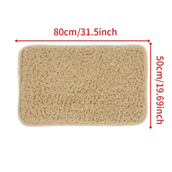 NoEnName Null PVC Weaving Carpet from Mainland China for Women’s Fashion - Beige 50x80cm / United States