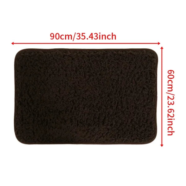 NoEnName Null PVC Weaving Carpet from Mainland China for Women’s Fashion - Coffee 60x90cm / UNITED KINGDOM