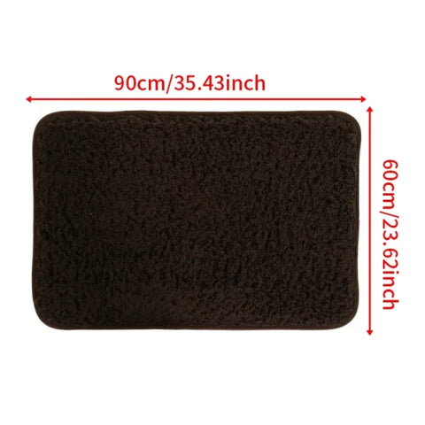 NoEnName Null PVC Weaving Carpet from Mainland China for Women’s Fashion - Coffee 60x90cm / UNITED KINGDOM