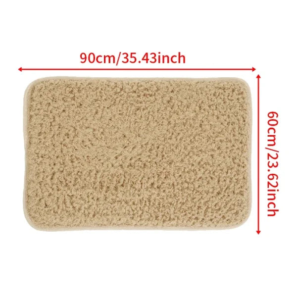 NoEnName Null PVC Weaving Carpet from Mainland China for Women’s Fashion - Beige 60x90cm / United States