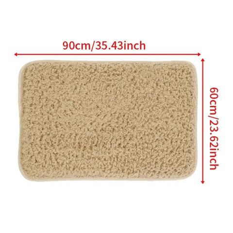 NoEnName Null PVC Weaving Carpet from Mainland China for Women’s Fashion - Beige 60x90cm / United States
