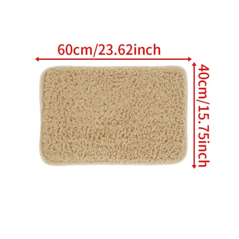 NoEnName Null PVC Weaving Carpet from Mainland China for Women’s Fashion - Beige 40x60cm / United States