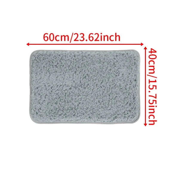 NoEnName Null PVC Weaving Carpet from Mainland China for Women’s Fashion - Grey 40x60cm / UNITED KINGDOM