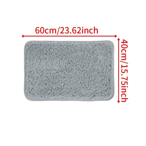 NoEnName Null PVC Weaving Carpet from Mainland China for Women’s Fashion - Grey 40x60cm / UNITED KINGDOM