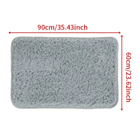 NoEnName Null PVC Weaving Carpet from Mainland China for Women’s Fashion - Grey 60x90cm / United States