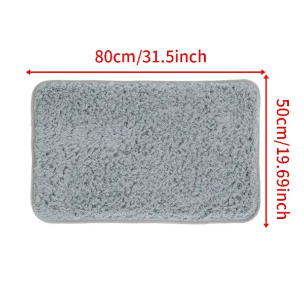NoEnName Null PVC Weaving Carpet from Mainland China for Women’s Fashion - Grey 50x80cm / United States