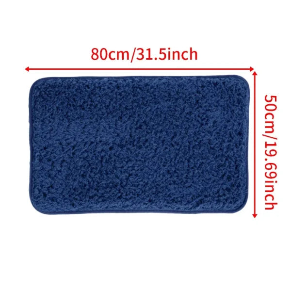 NoEnName Null PVC Weaving Carpet from Mainland China for Women’s Fashion - Navy 50x80cm / United States