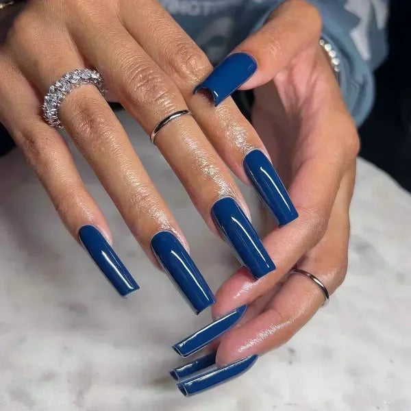 Qsezeny 24 Pcs Acrylic False Nails for Elegant Nail Art - Himpall