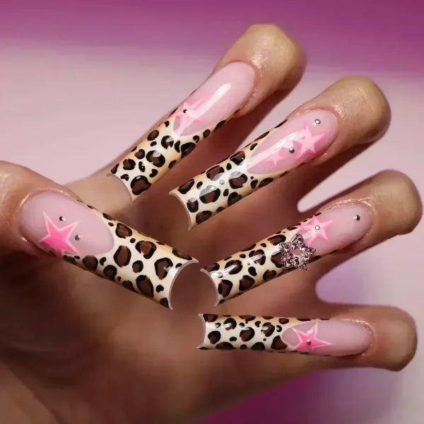 Qsezeny 24 Pcs Acrylic False Nails for Elegant Nail Art - Himpall