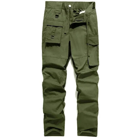 Quick-Dry Men Cargo Pants | Outdoor Military Pants - Green / USA L