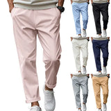 Quick Dry Trousers Loose Fit Polyester Fiber – Comfortable Casual Pants - None