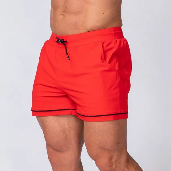 Quick-drying Sport Shorts Breathable Fabric – Versatile Outdoor Training - Red / L - None