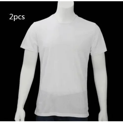 Quick-drying Waterproof Anti-fouling T-shirt - White 2PCS / L