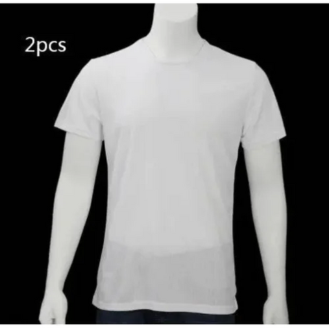 Quick-drying Waterproof Anti-fouling T-shirt - White 2PCS / L