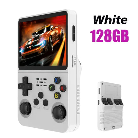 R36S Retro Handheld Game Console 128GB – 3.5’’ IPS Screen Linux System Portable Video Player with 64GB Preloaded Games