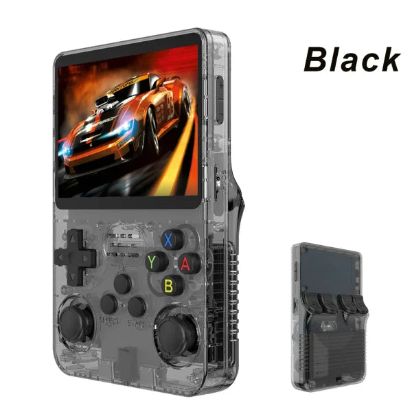 R36S Retro Handheld Game Console 128GB – 3.5’’ IPS Screen Linux System Portable Video Player with 64GB Preloaded Games