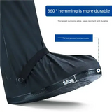 Rain Boot Shoe Cover Black Waterproof with Reflector High Top Clear Shoes Dust Covers for Motorcycle Bike Rain Cover