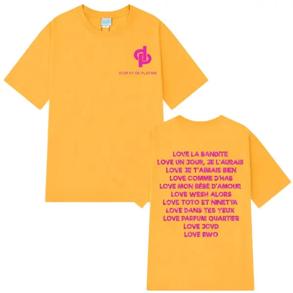 Rapper Jul Graphic Vintage T-shirt Man Woman Fashion Hip-hop T Shirt Summer Short-sleeved Cotton Oversized Aesthetic