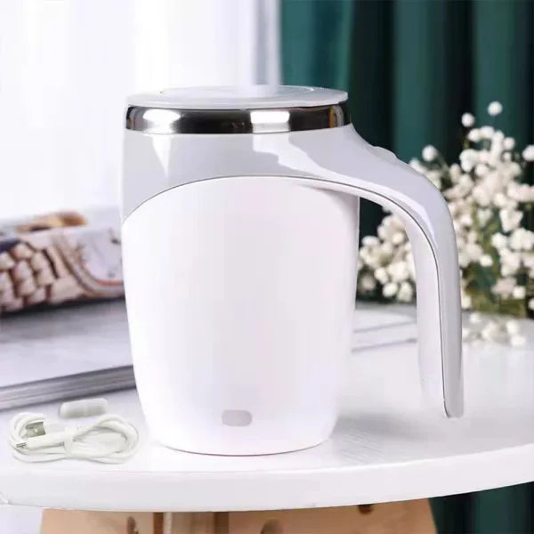 Rechargeable Automatic Stirring Coffee Mug – Portable Magnetic Self-Stirring Stainless Steel Cup - Rechargeable 1
