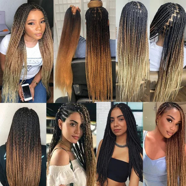 Refined Hair Ombre Straight Low Temperature Fiber for Styling - Himpall