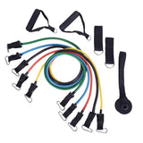 Resistance Band Set with Soft Foam Handles and Ankle Straps
