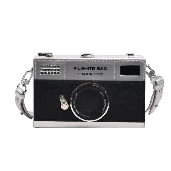 Retro Camera Crossbody Bag PU Leather 2026 Versatile Fashion Square Bag