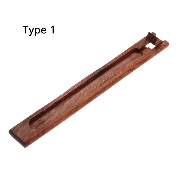 Retro Natural Bamboo Wooden Incense Holder with Elegant Ash Catcher - Himpall