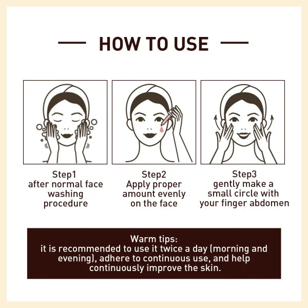 Rice Ferment Face Serum Anti-Aging Moisturizing Whitening Essence - Himpall