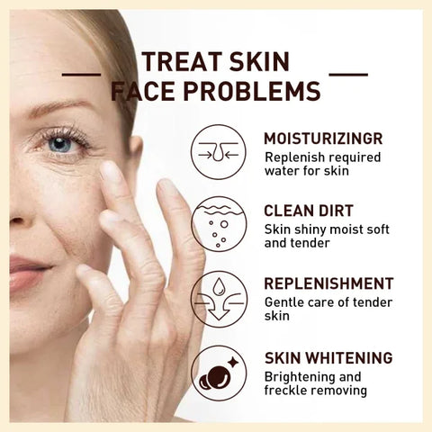 Rice Ferment Face Serum Anti-Aging Moisturizing Whitening Essence - Himpall