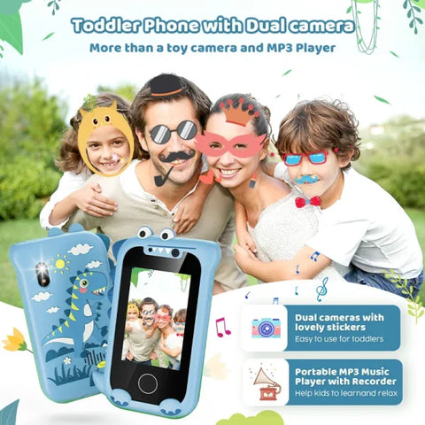 Kids Smart Phone Toy with HD Touch Screen and MP3 Player - Himpall