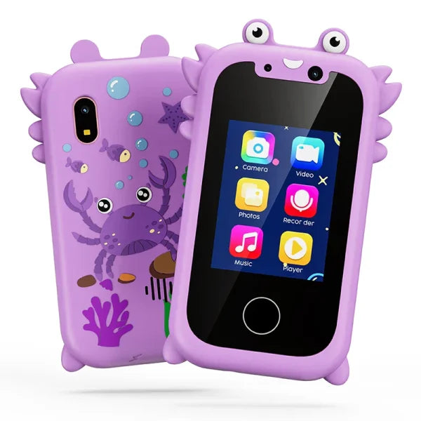 Kids Smart Phone Toy with HD Touch Screen and MP3 Player - Himpall