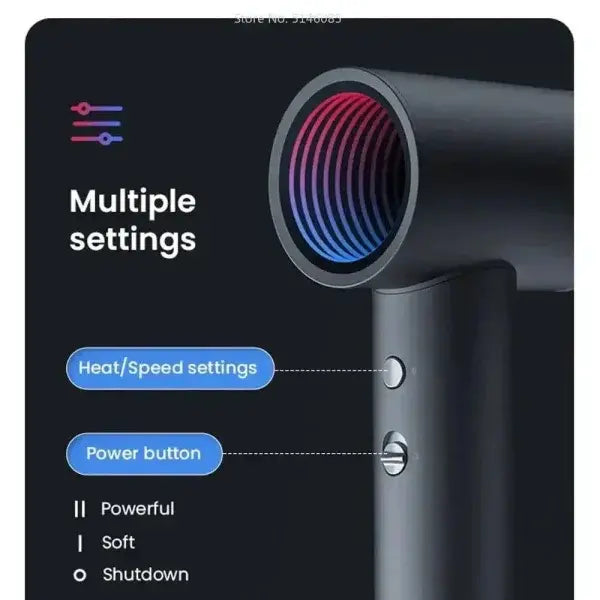 ROIDMI Miro High-Speed Hair Dryer with Smart Technology