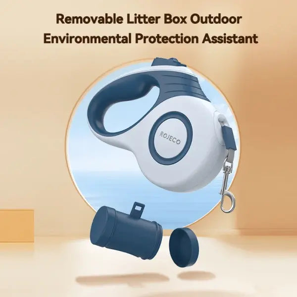 ROJECO automatic retractable extendable rope small dogs leash