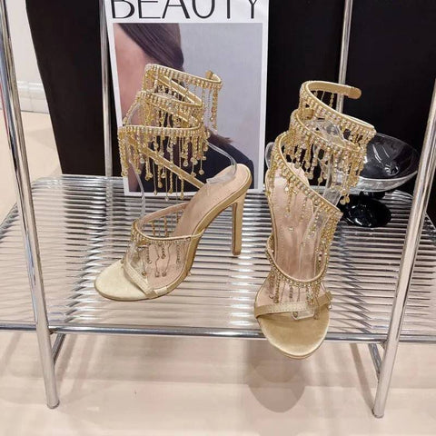 Roman Style Sandals - Stylish Women’s High Heel Sandals