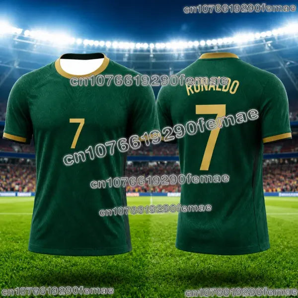 Ronaldo Soccer Jersey Cotton Polyester Blend Lightweight Sportswear - 16J0505-094-ZKB-B / 100