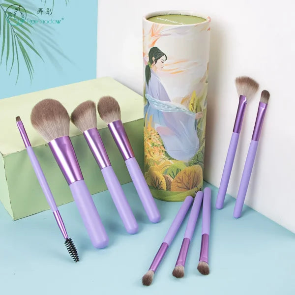 Ronshadow 9PCS Makeup Brush Set - Brochas Maquillaje & Beauty Tools - Himpall
