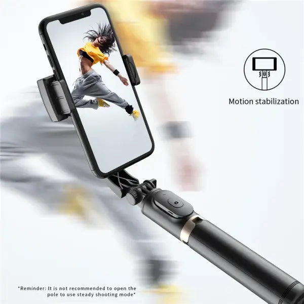 Roreta Selfie Stick for Shake-Free Videos and Seamless Selfies - Black