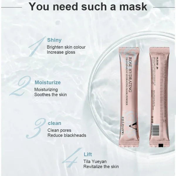 Rose Collagen Hydro Jelly Mask Powder for Brightening and Softness - Himpall