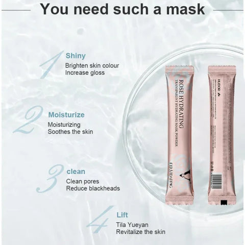 Rose Collagen Hydro Jelly Mask Powder for Brightening and Softness - Himpall