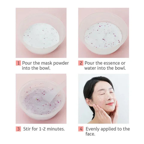 Rose Collagen Hydro Jelly Mask Powder for Brightening and Softness - Himpall