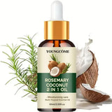 Rosemary Hair Oil Coconut Blend Strengthens Roots and Scalp Treatment