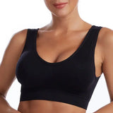 S-7XL Plus Size Thin Non-underwire Bra Zero Bondage Women’s UnderwearSports Yoga Wireless Vest Seamless adjustable