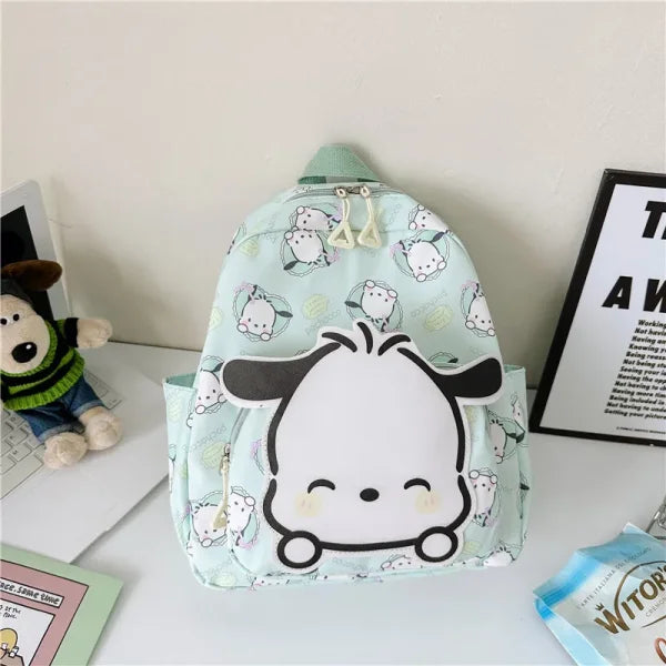 Sanrio Anime Hello Kitty & Friends Backpack - Kawaii Leather Mini School Bag - Himpall