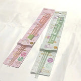 Sanrio Chopsticks Cinnamoroll My Melody Crystal Acrylic Chopsticks Cute Non-Slip Transparent Sterilizable Portable