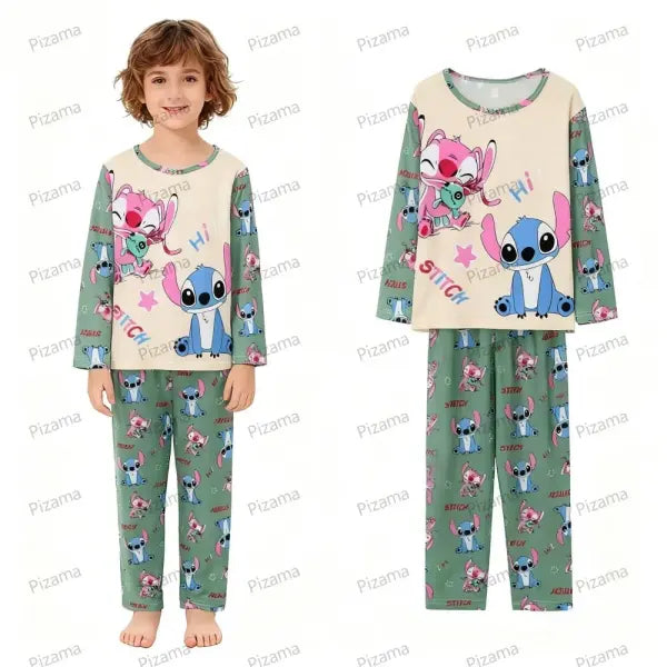 Sanrio Girls Pajama Sets Hello Kitty Sleepwear Kuromi Animal Cartoon Pyjamas for Kids Children’s Cinnamoroll Soft