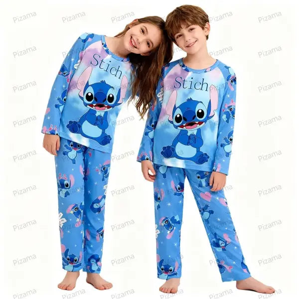 Sanrio Girls Pajama Sets Hello Kitty Sleepwear Kuromi Animal Cartoon Pyjamas for Kids Children’s Cinnamoroll Soft