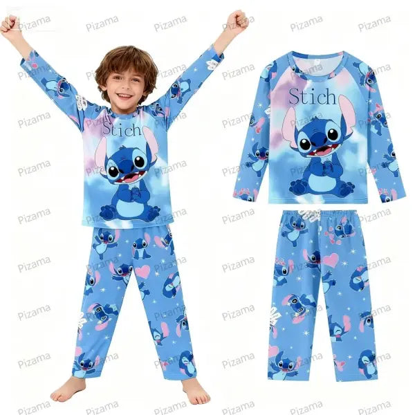 Sanrio Girls Pajama Sets Hello Kitty Sleepwear Kuromi Animal Cartoon Pyjamas for Kids Children’s Cinnamoroll Soft
